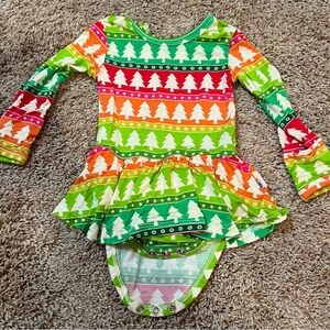 Bums & Roses christmas tree holiday dress